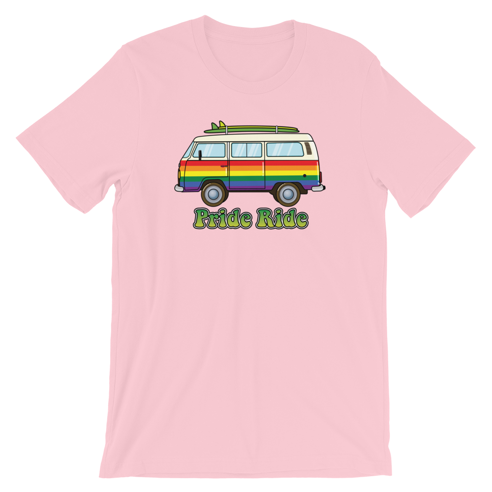 Pride Ride Retro Surfer Bus