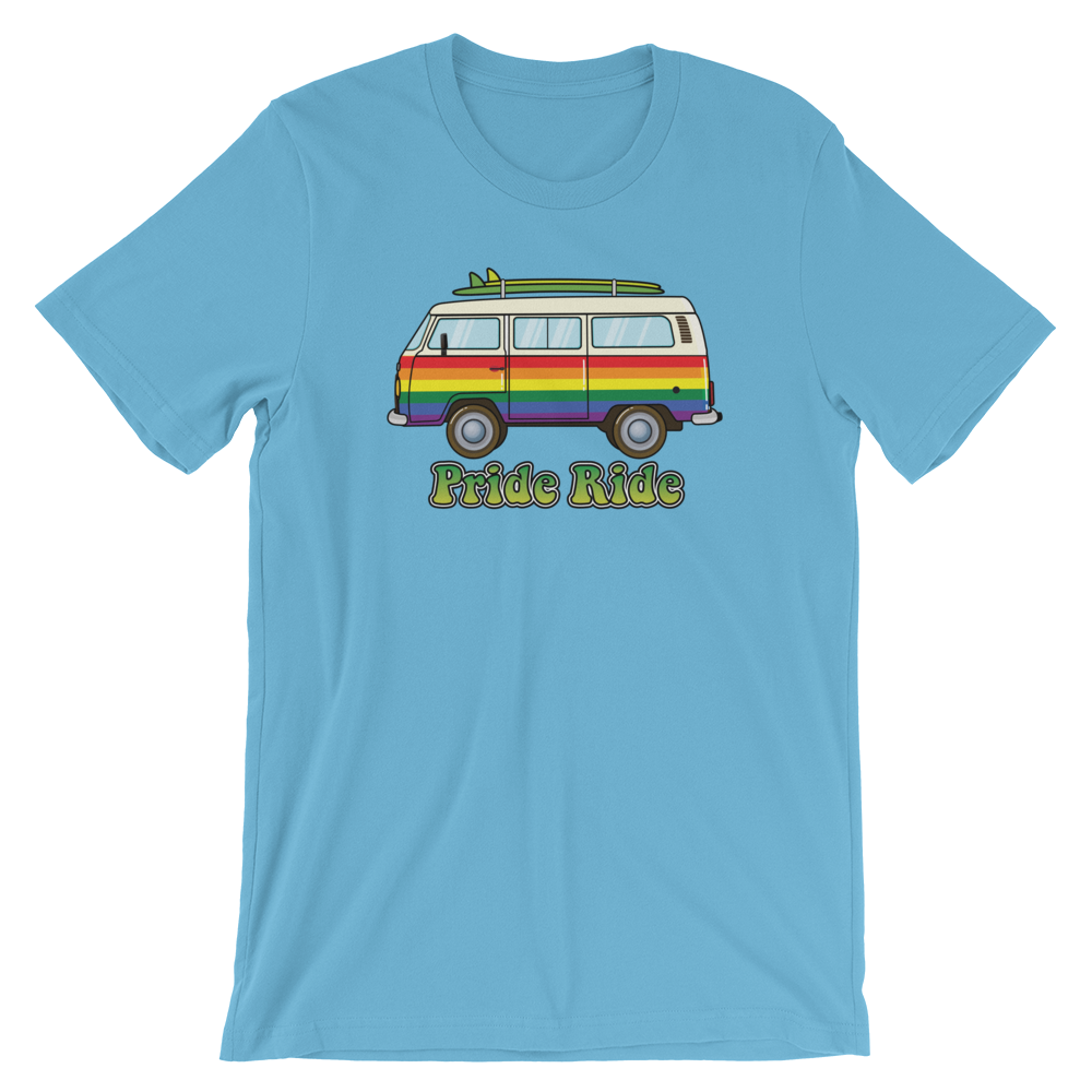 Pride Ride Retro Surfer Bus