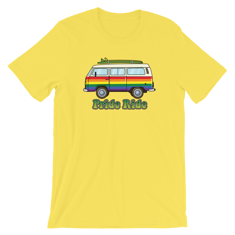 Pride Ride Retro Surfer Bus