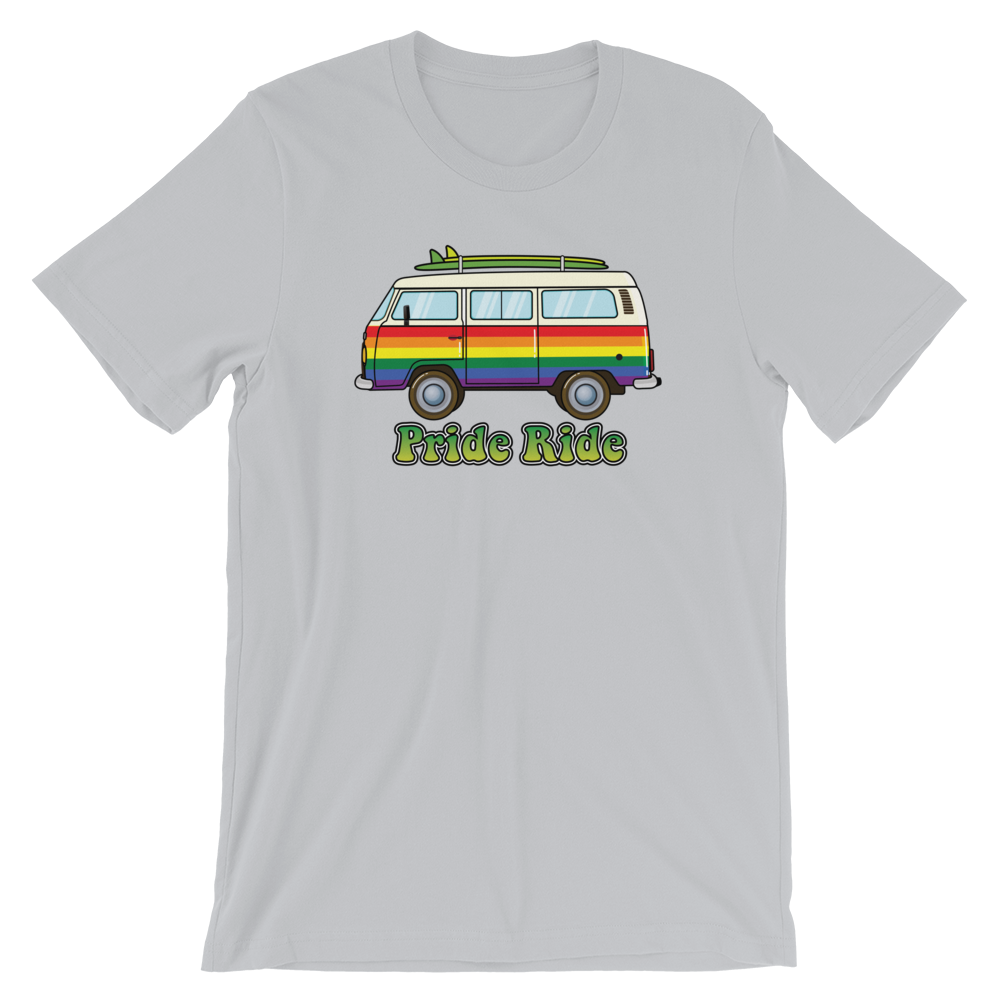 Pride Ride Retro Surfer Bus